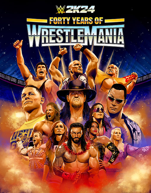 WWE 2K24 40 Years of Wrestlemania Edition PC Game Steam Key